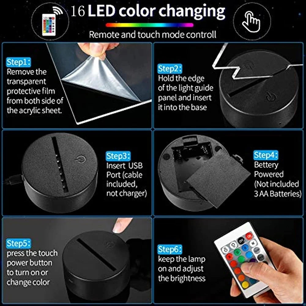Anime Night Light